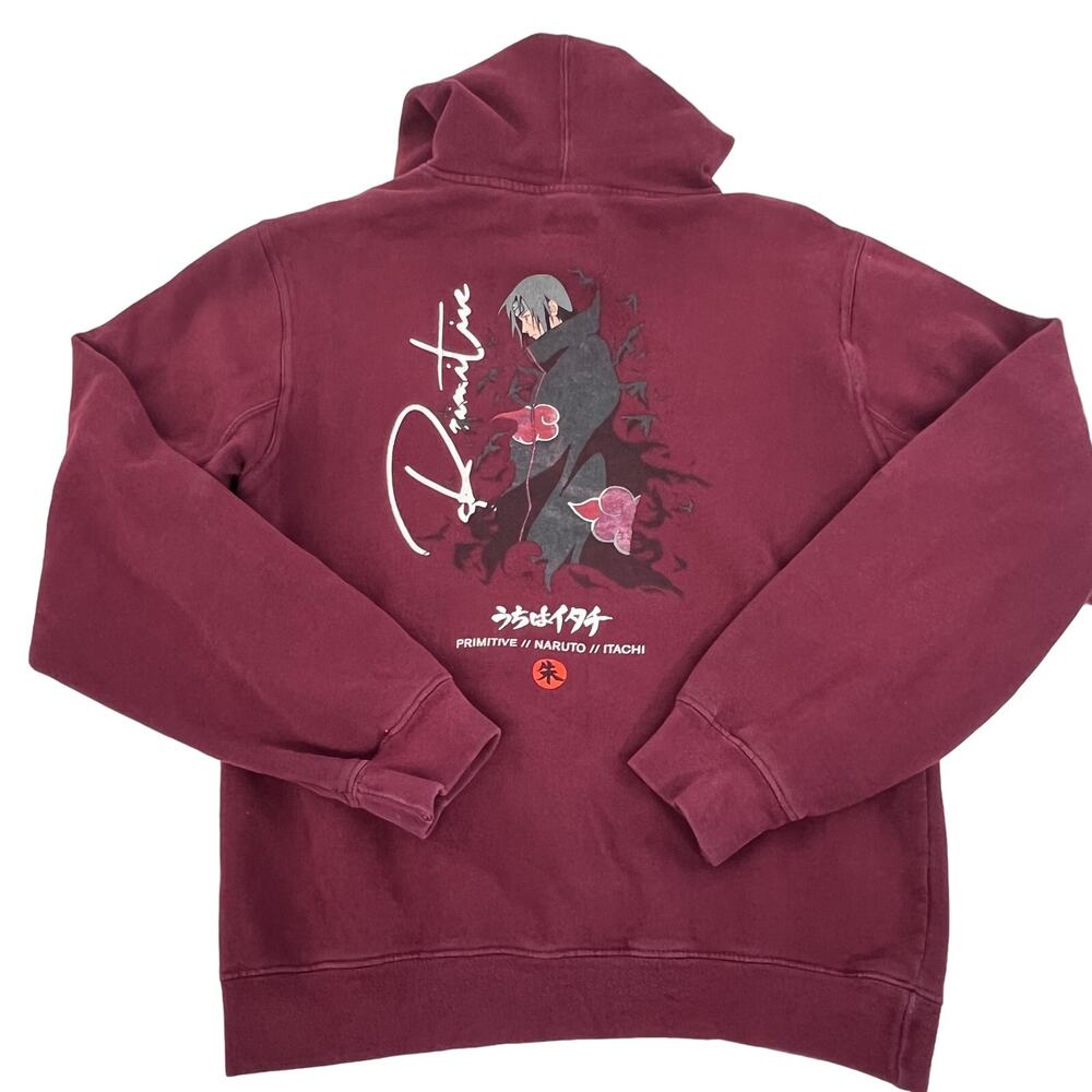 Vintage 2002‎ Y2K  Primitive Skateboarding Hoodie Naruto Shippuden Anime S